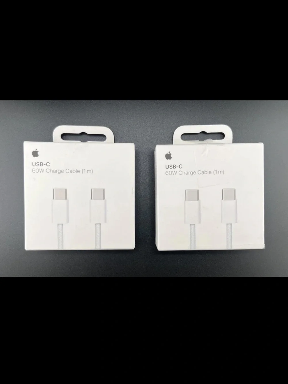 2 Pack Apple USB-C 60W Charge Cables